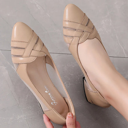 Anatana - Chaussure en cuir véritable ultra confortable