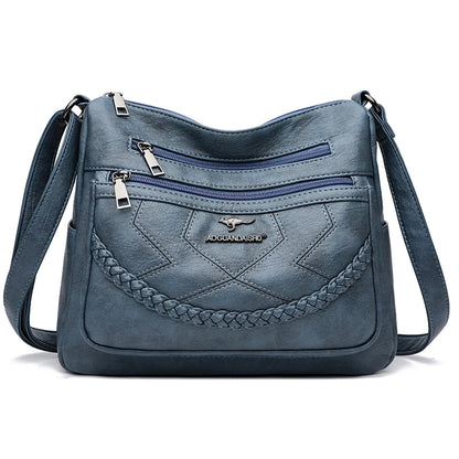 Sac « Vera Soft » – Sac multipoches pour femme en cuir végan luxueux