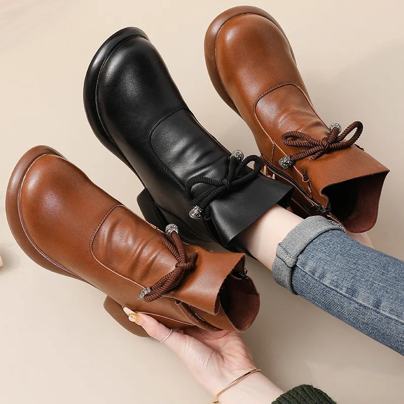 Bottes Ruanna - Cuir véritable