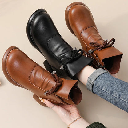 Bottes Ruanna - Cuir véritable