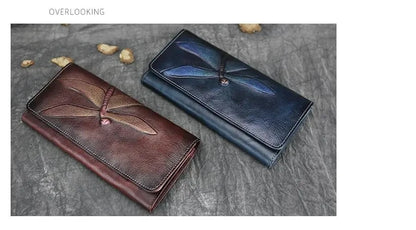 Portefeuille Aurora Classic Vintage – Fabriqué en cuir véritable de première qualité