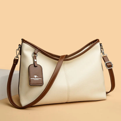 Sac seau élégant bicolore