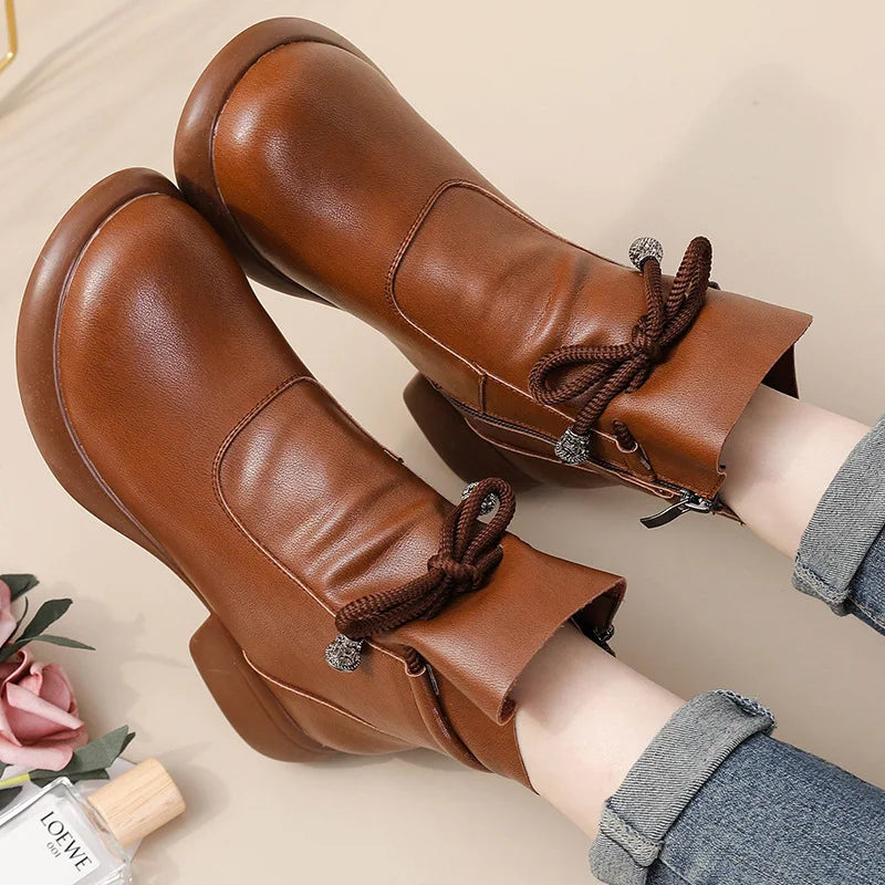 Bottes Ruanna - Cuir véritable