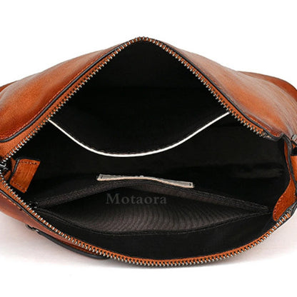 Sac Siena Vintage – En cuir véritable, compact 