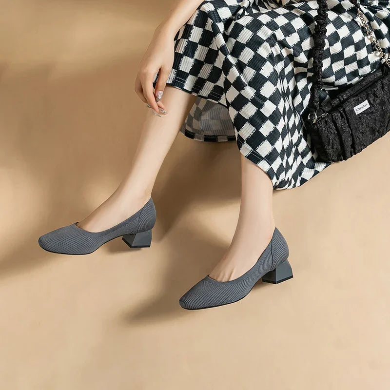 Escarpins rétro Miss Isadora - Chaussures à talon bloc très élégantes et confortables
