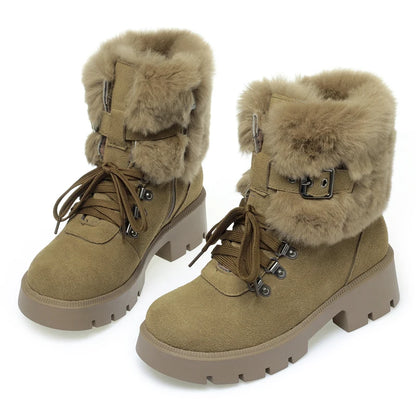 Bottes en cuir véritable Tatianna Daux