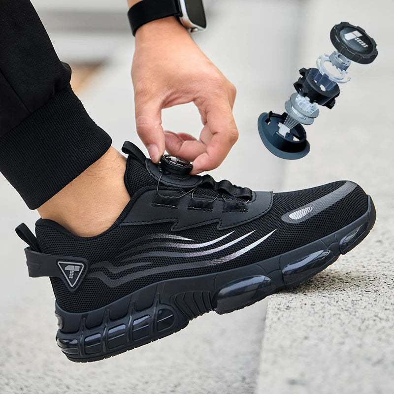 TorqueLock S3 – Sapatos de Segurança com Ajuste Rápido Rotativo