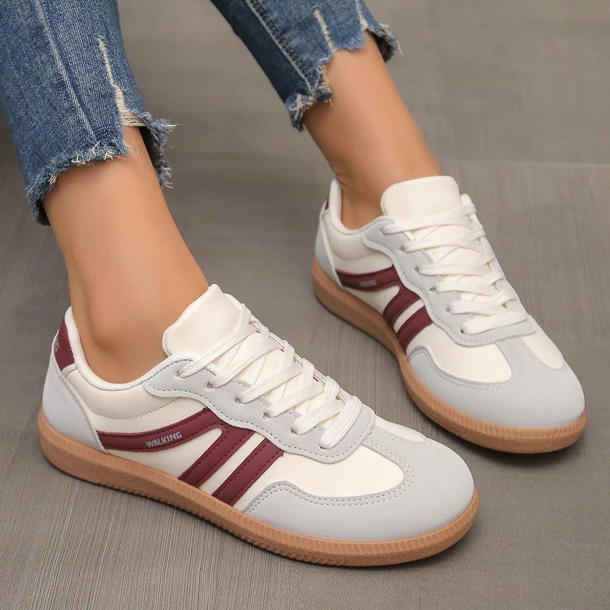 Élodie Comfort – Ténis Casuais em Pele Vegan