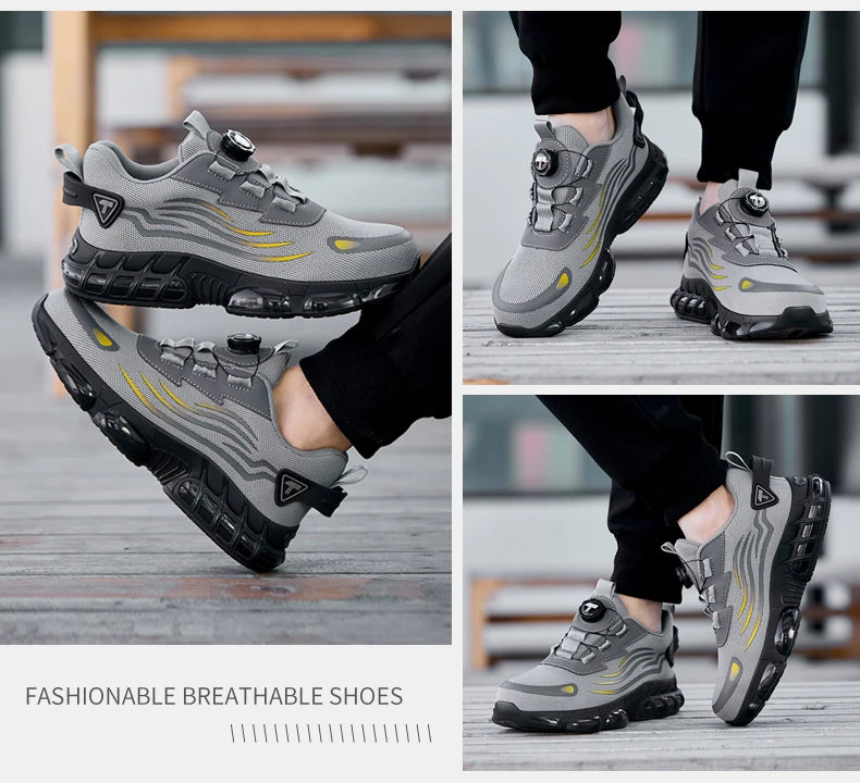 TorqueLock S3 – Sapatos de Segurança com Ajuste Rápido Rotativo