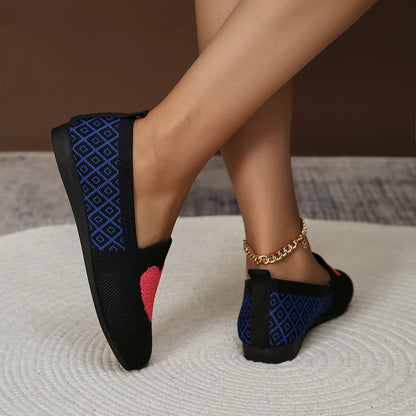 Romance Marie - Mocassin semi-orthopédique en maille ultra-légère et respirante