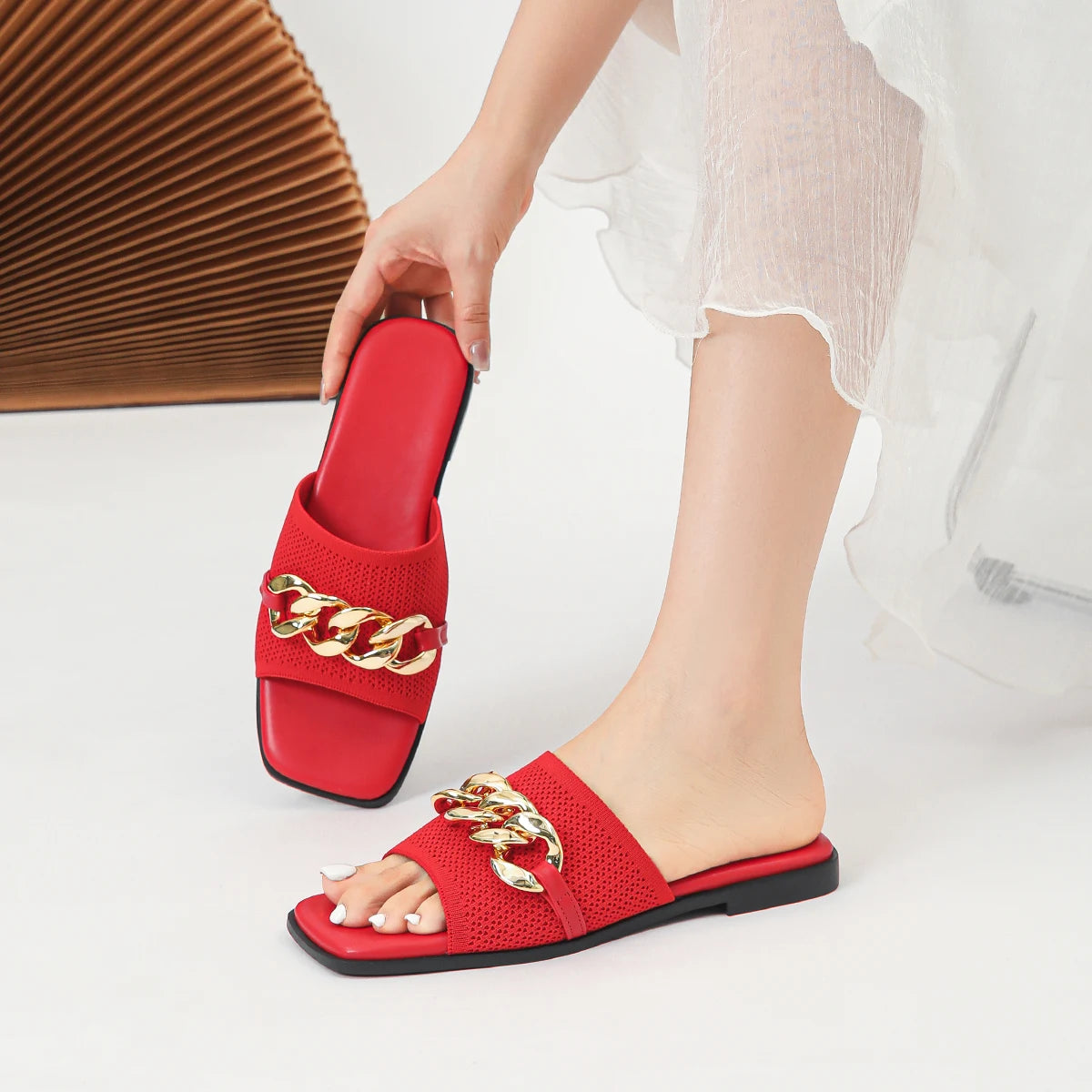 Isadora Pump Flat Tongs - Chaussures très élégantes et confortables
