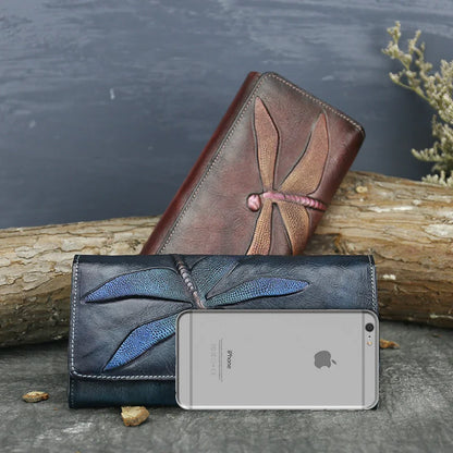 Portefeuille Aurora Classic Vintage – Fabriqué en cuir véritable de première qualité
