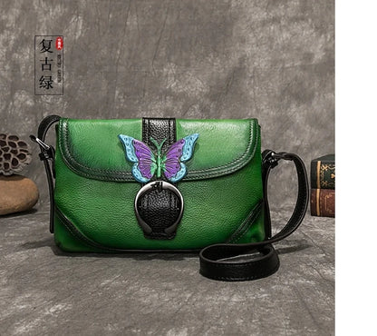 Sac Sofia Vintage Artistique – Fabriqué en cuir véritable de qualité supérieure