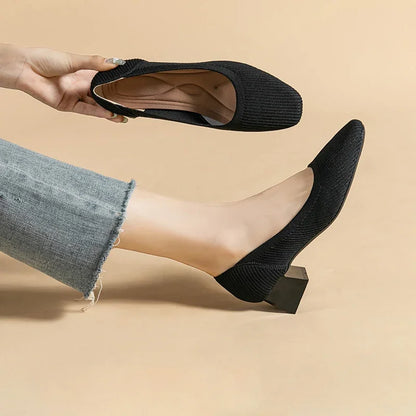Escarpins rétro Miss Isadora - Chaussures à talon bloc très élégantes et confortables