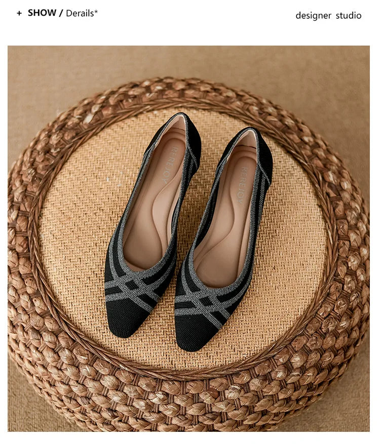 Olga - Chaussure de style ballerine très élégante et confortable