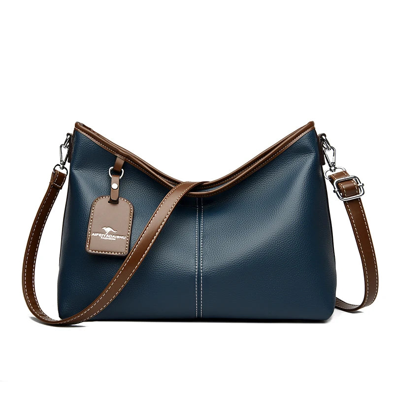 Sac seau élégant bicolore
