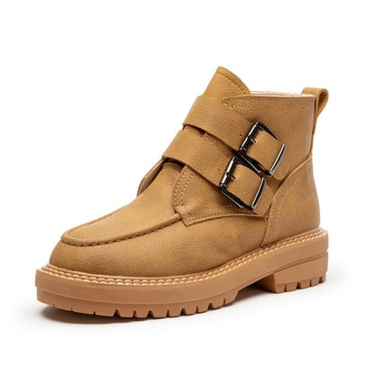 Glasgow - Bottes d'hiver (cuir véritable)