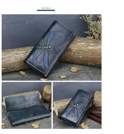 Portefeuille Aurora Classic Vintage – Fabriqué en cuir véritable de première qualité
