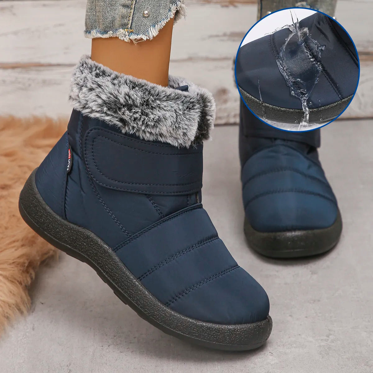 Denisse Marie - Bottes super confortables et chaudes (imperméables) 