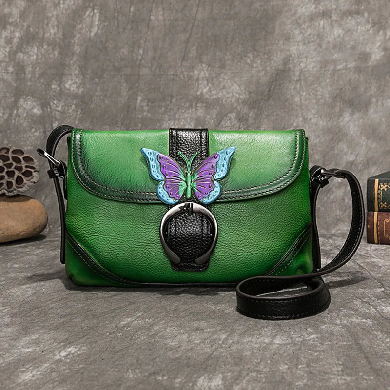 Sac Sofia Vintage Artistique – Fabriqué en cuir véritable de qualité supérieure
