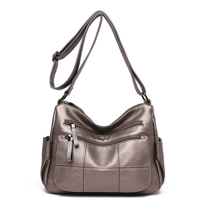 Sac « Nappa Lux » – Cuir végan imperméable au style décontracté haut de gamme