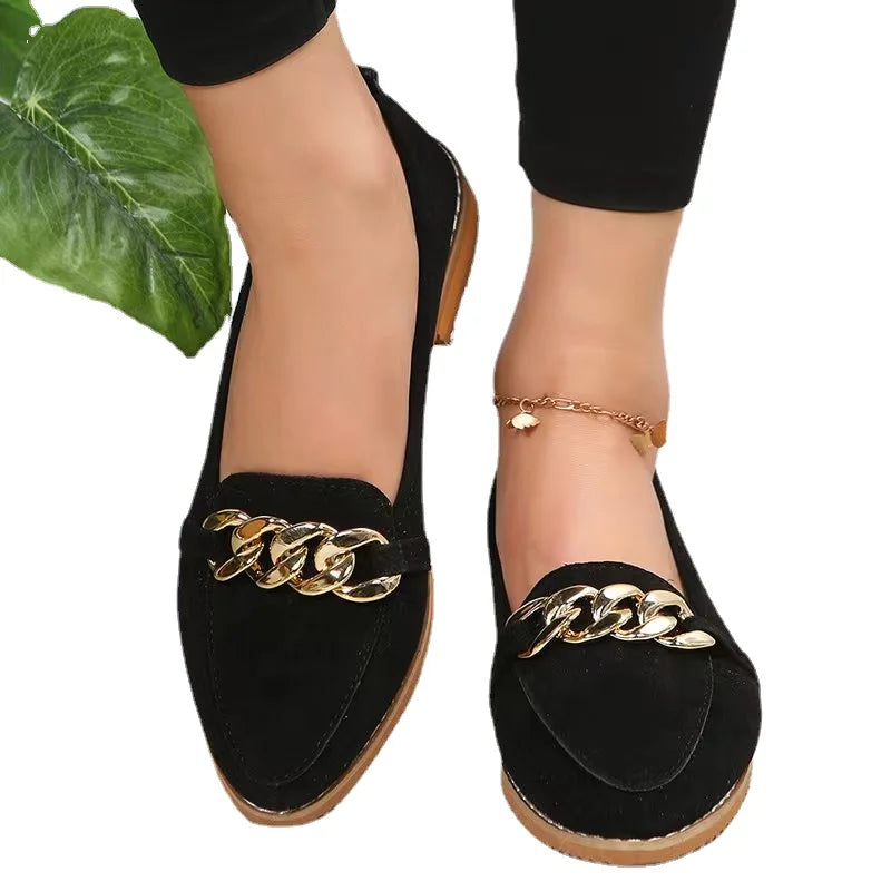 Lady Leopard - Mocassim casual feminino Super Confortável