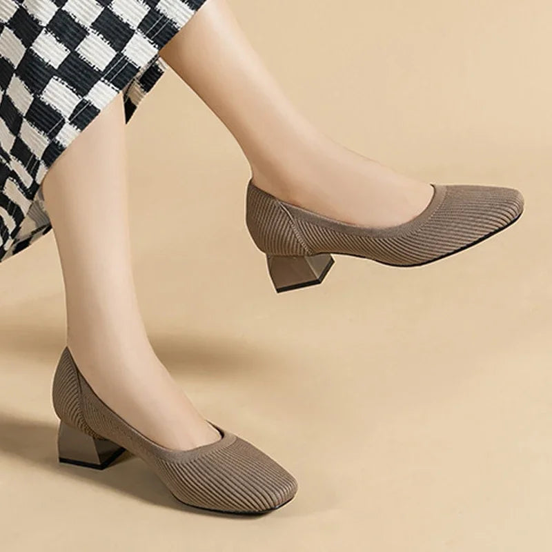 Escarpins rétro Miss Isadora - Chaussures à talon bloc très élégantes et confortables