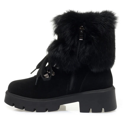 Bottes en cuir véritable Tatianna Daux