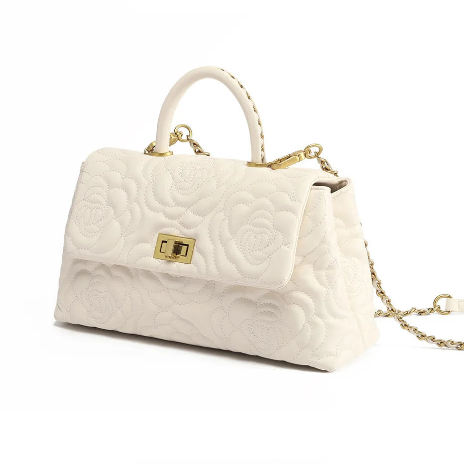 Camélia Élégance – Bolsa em Couro Genuíno