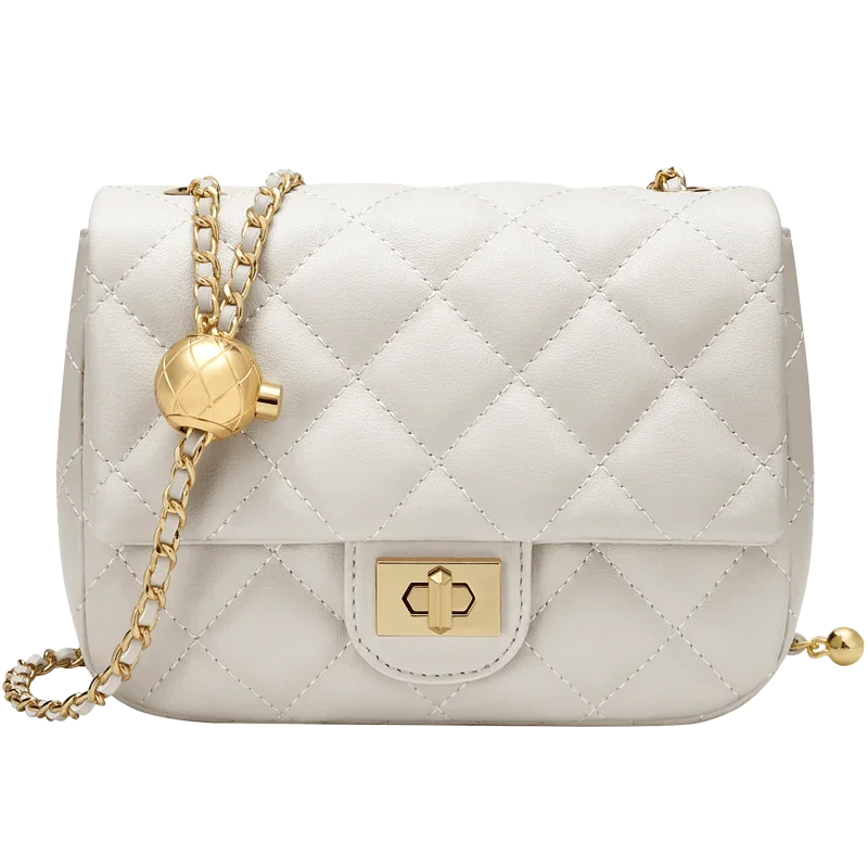 Louvre Mini Chain – Bolsa em Couro Genuíno