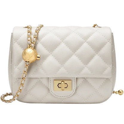Louvre Mini Chain – Bolsa em Couro Genuíno