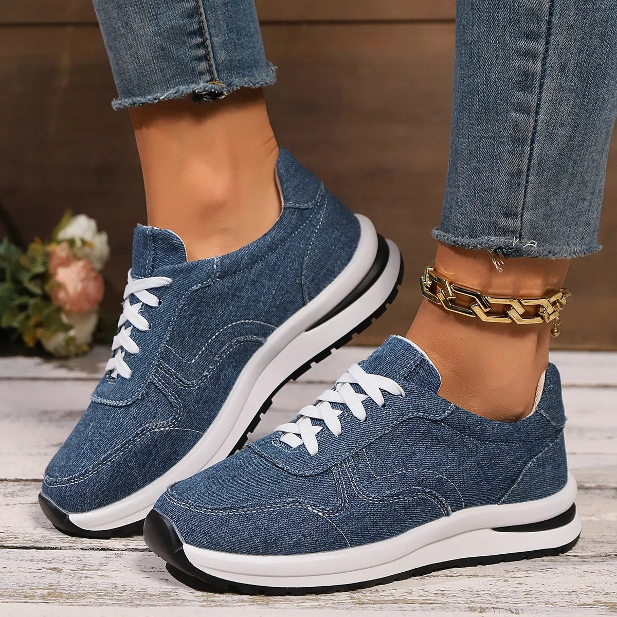 Baskets Lia - Confortables et stylées