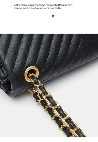 Véronique Chain – Bolsa em Couro Genuíno