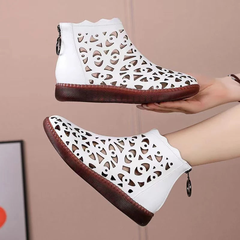 Bottes-sandales orthopédiques Maria de Fátima - tendance, confortables et élégantes.