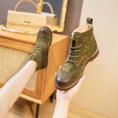 Bottines Roberta en daim souple véritable