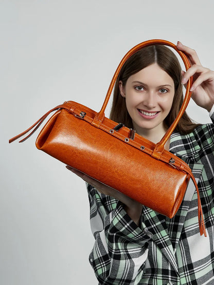 Sac Catarina Vintage en cuir véritable