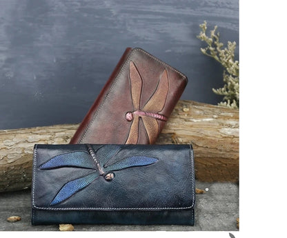 Portefeuille Aurora Classic Vintage – Fabriqué en cuir véritable de première qualité