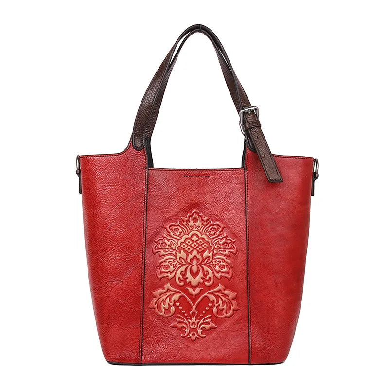 Sac seau Aurora Vintage – Fabriqué en cuir véritable de première qualité 