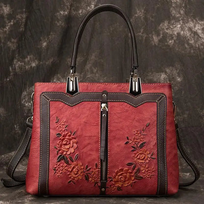 Sac Verona Box Vintage – Fabriqué en cuir véritable de première qualité 