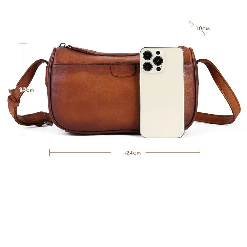 Sac Luna Vintage – Fabriqué en cuir véritable de première qualité
