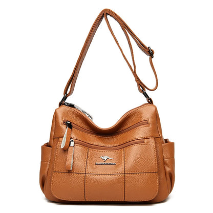 Sac « Nappa Lux » – Cuir végan imperméable au style décontracté haut de gamme