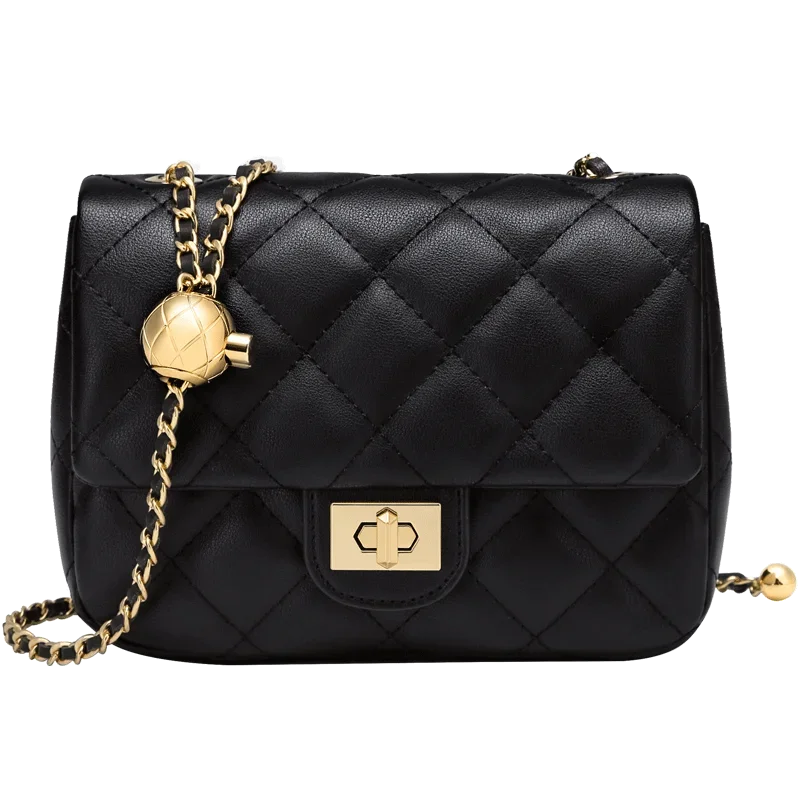 Louvre Mini Chain – Bolsa em Couro Genuíno