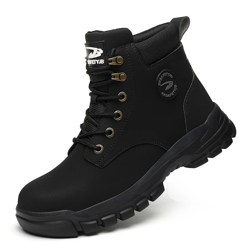 IronShield Pro – Botas de Segurança Impermeáveis com Biqueira de Aço