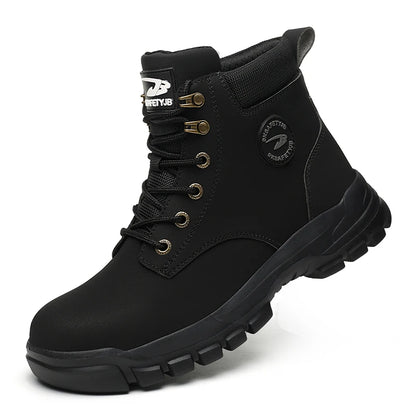IronShield Pro – Botas de Segurança Impermeáveis com Biqueira de Aço