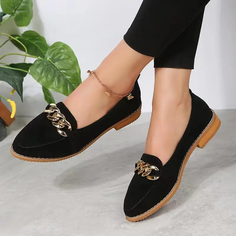 Lady Leopard - Mocassim casual feminino Super Confortável