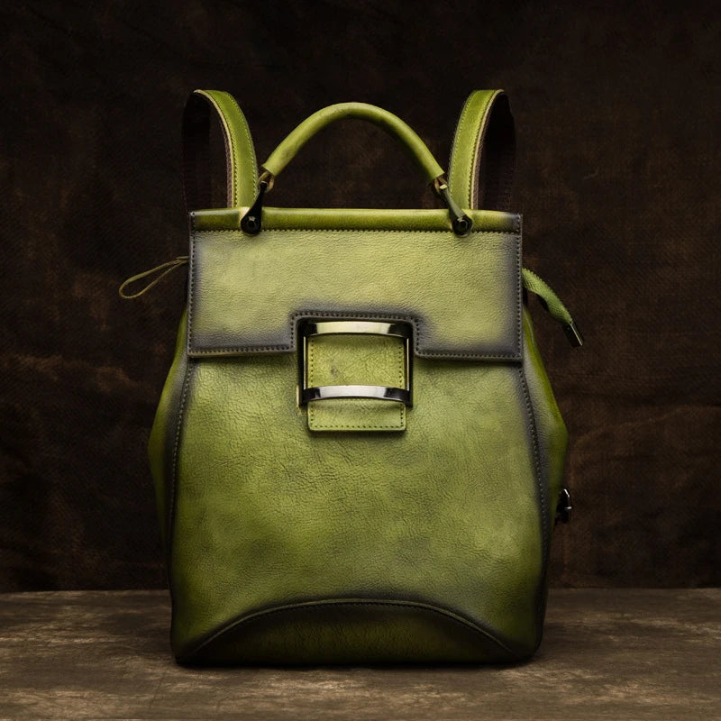 Mochila Verona Vintage – Em Couro Genuíno Premium