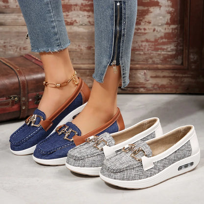 Cristina Marie - Mocassin décontracté pour femme, ultra confortable.