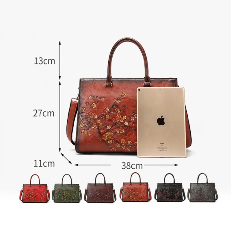 Mala Tote Florença Vintage – Em Couro Natural de Alta Qualidade