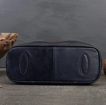 Sac Boston Serena Vintage – Fabriqué en cuir véritable de première qualité 