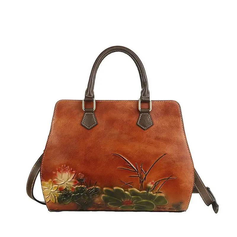 Sac toscan vintage – Fabriqué en cuir véritable fait main 
